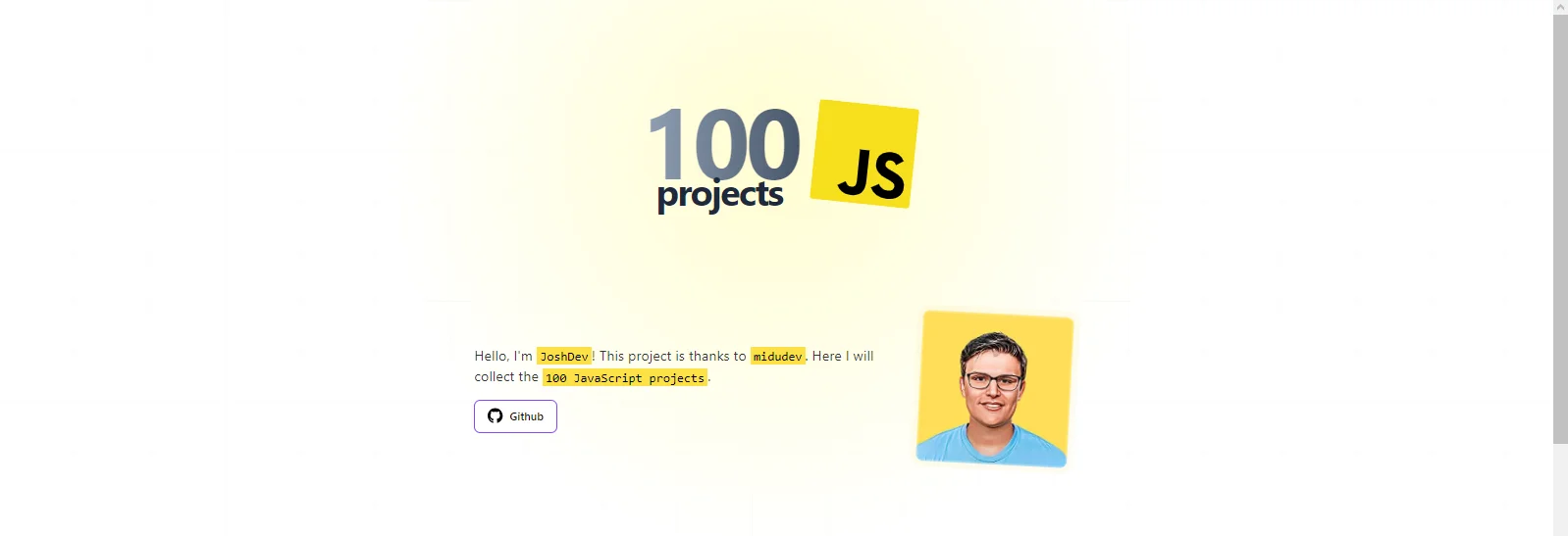 100 Projects JavaScript