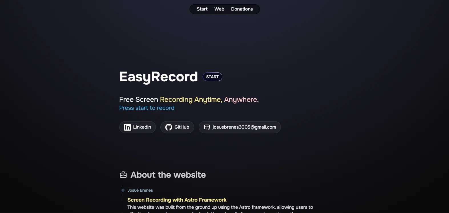 EasyRecord